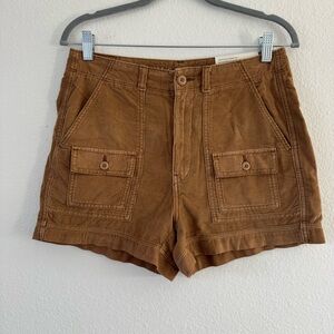 American Eagle Outfitters High Waist Tan Shorts